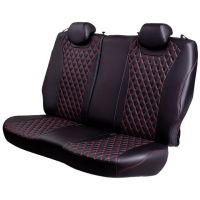 Чехлы Премиум Экокожа Байрон Ромб на Hyundai Accent 1999-2011 г.в.