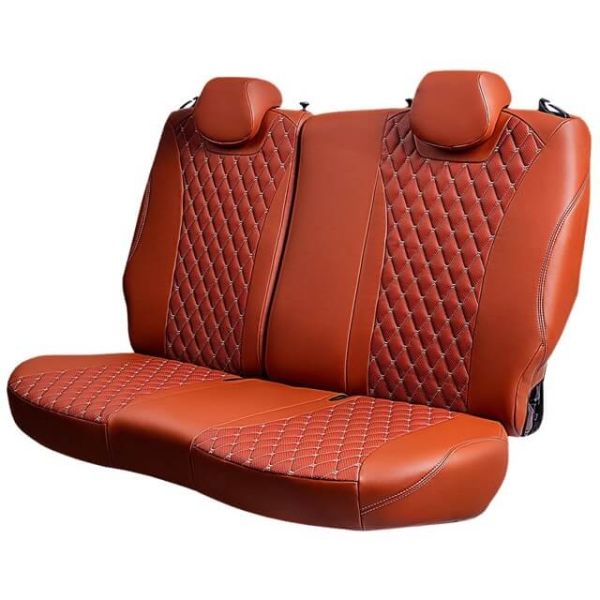 Чехлы Премиум Экокожа Байрон Ромб на Hyundai Accent 1999-2011 г.в.