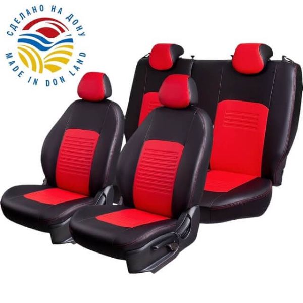 Чехлы Экокожа Турин Классик на Hyundai Accent 1999-2011 г.в.
