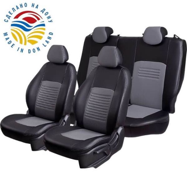 Чехлы Экокожа Турин Классик на Opel Corsa D 2006-2014 г.в.