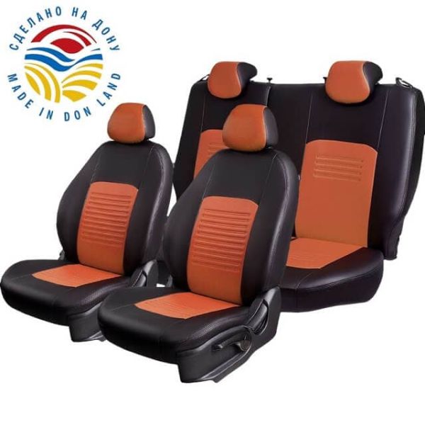 Чехлы Экокожа Турин Классик на Opel Corsa D 2006-2014 г.в.